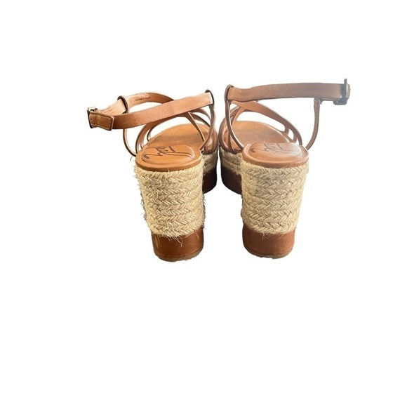 ZODIAC Womens Yolanda Cognac Espadrilles Size 9.5 - Picture 4 of 8